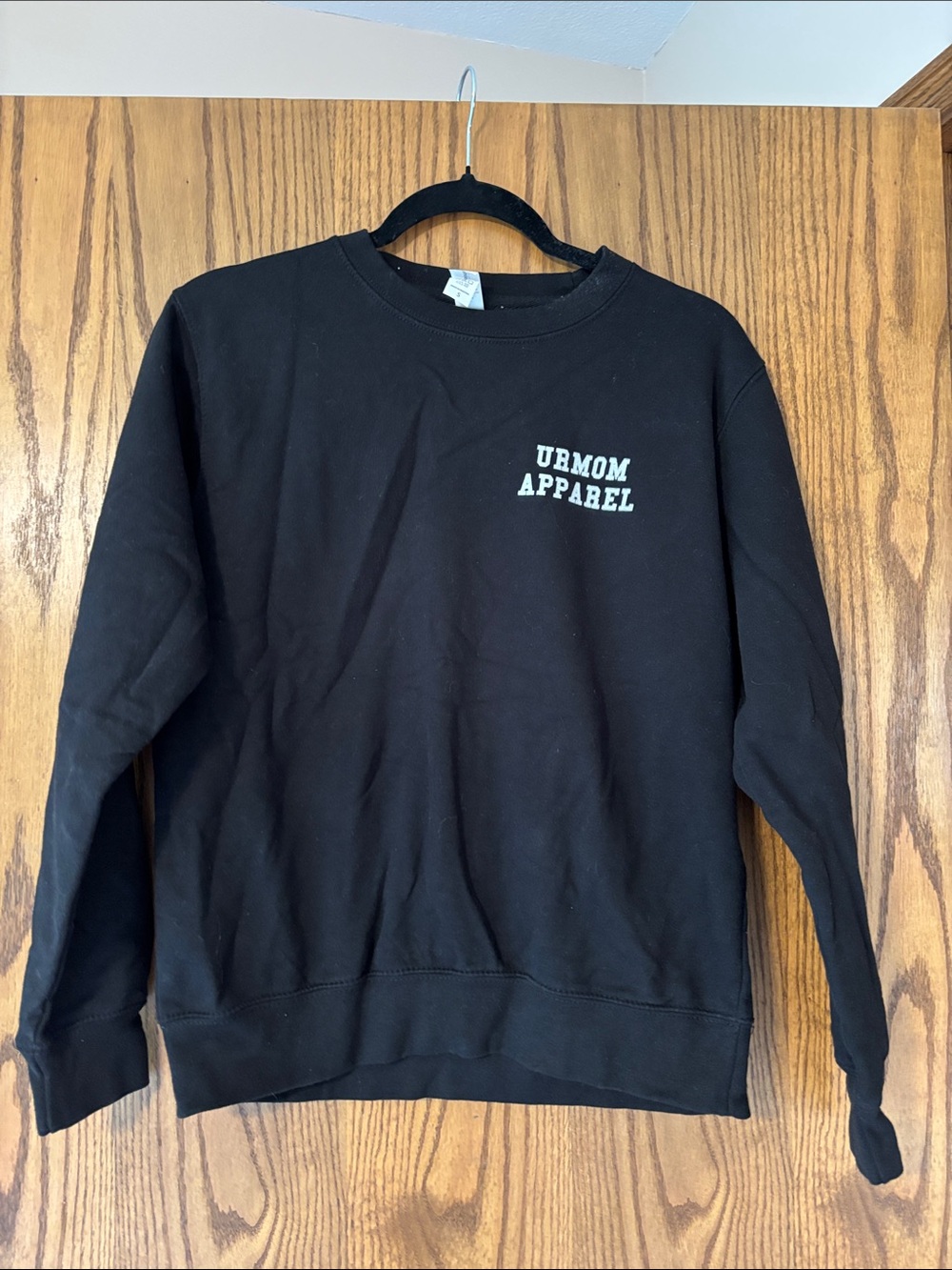 Men's Black Crewneck Sweater